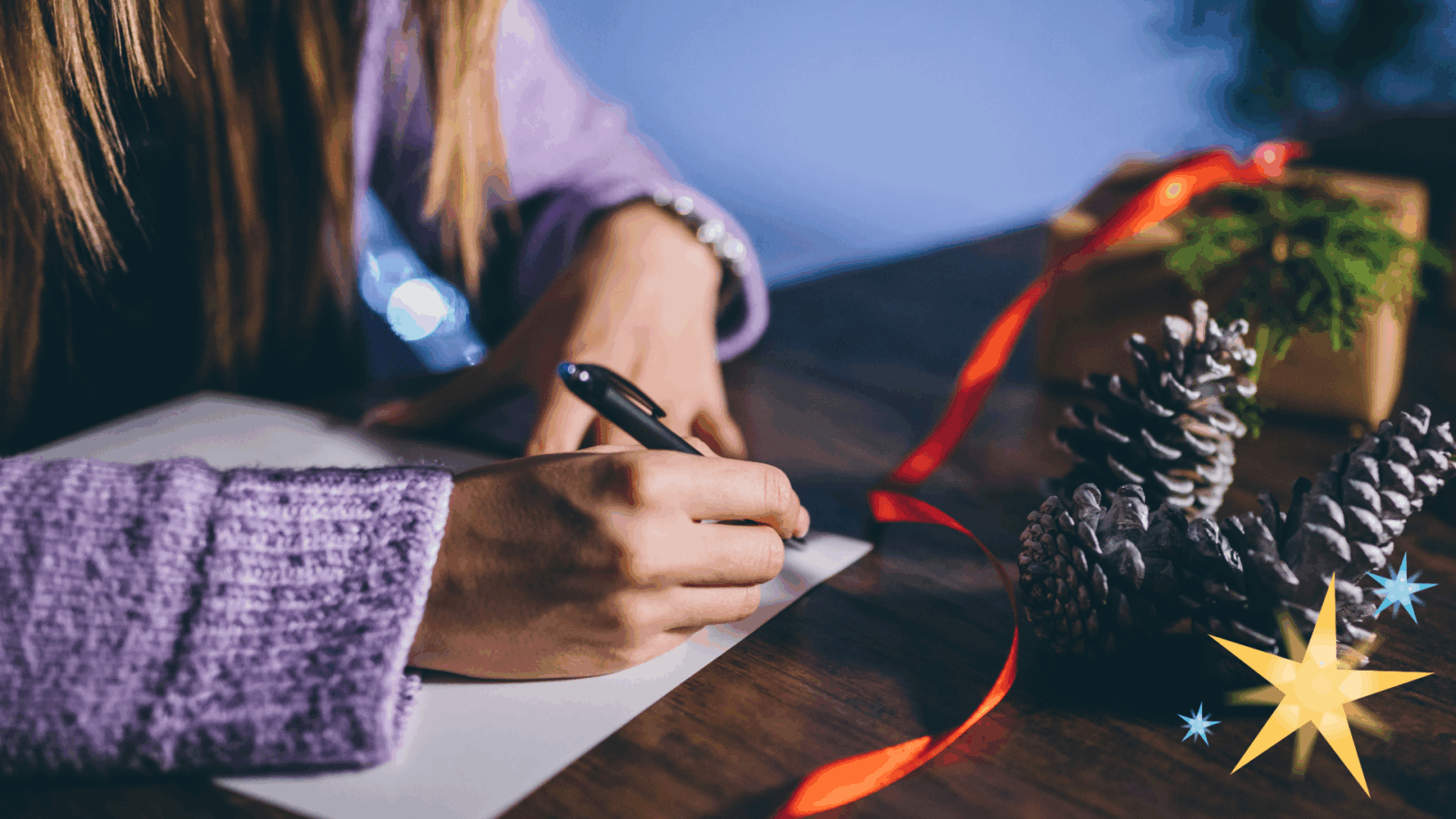 Schrijf een kerstkaart bij Flint